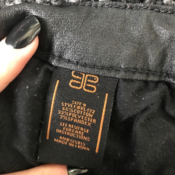 Faux Leather Skinny Jeans - Picture 3 of 3